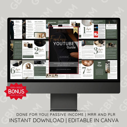 Faceless Youtube Guide Gold Branding Media