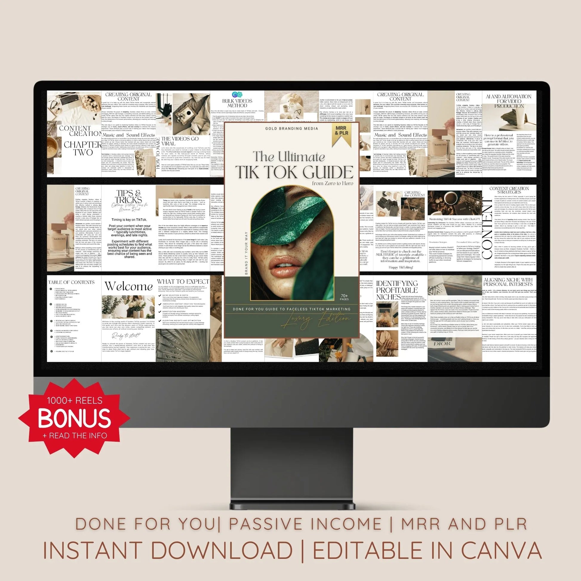 Social Media Bundle Gold Branding Media