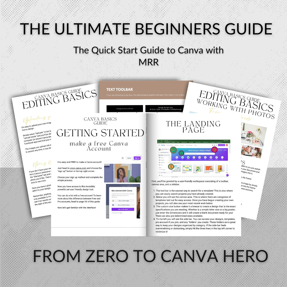 Canva Playbook | Master Canva Gold Branding Media