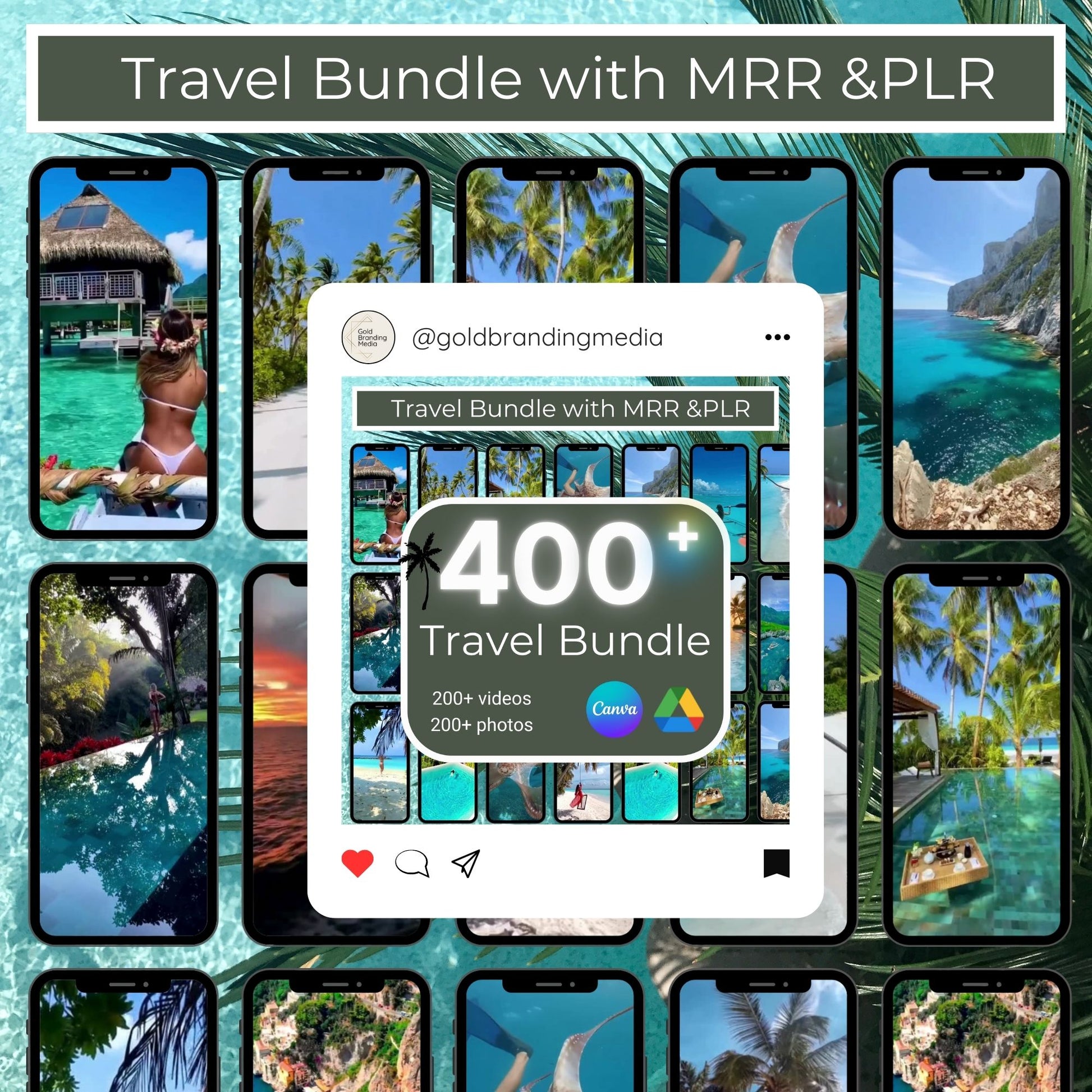 400 + Travel Bundle Gold Branding Media